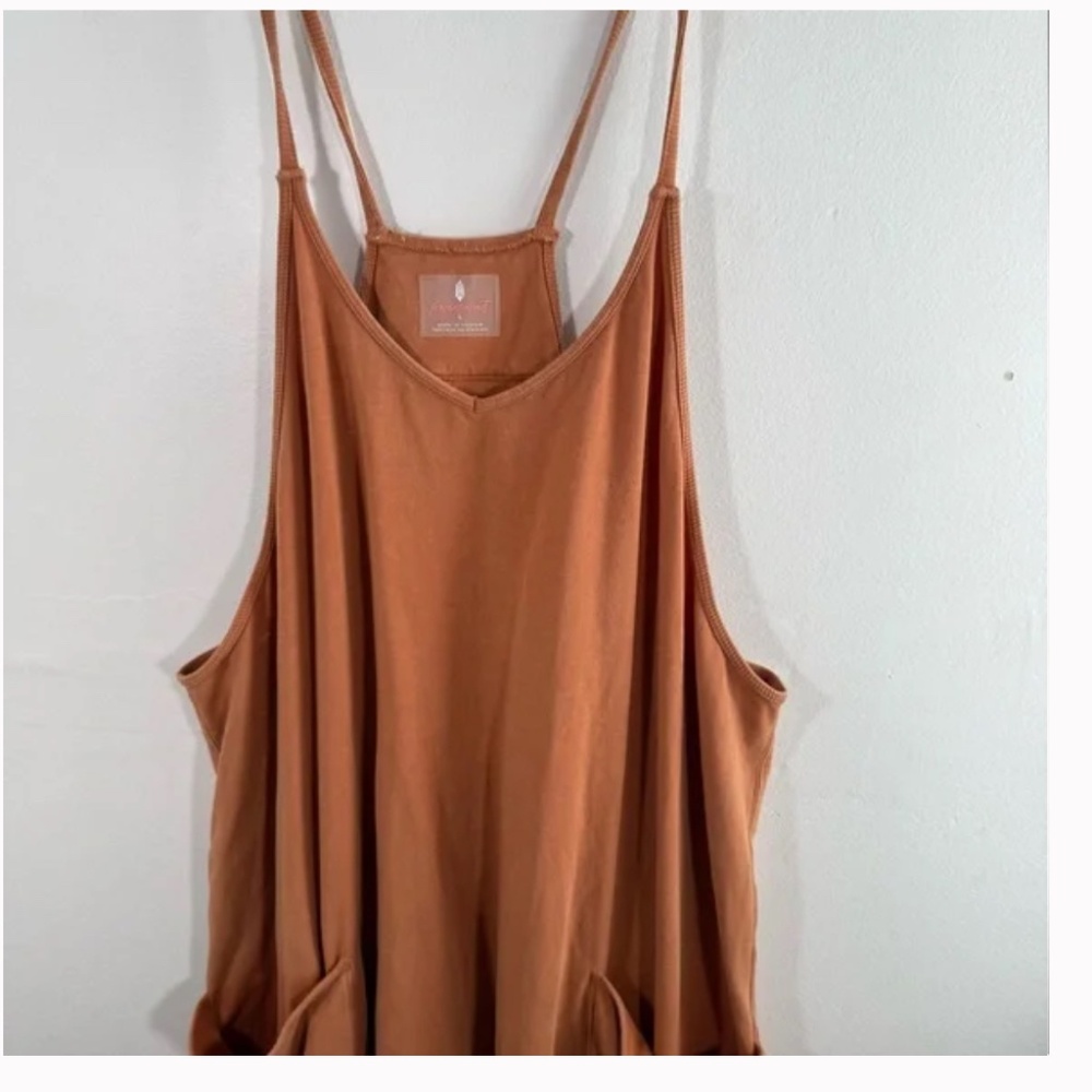 Free People FP Movement Hot Shot Onesie in Toasted Coconut - Picture 7 of 10